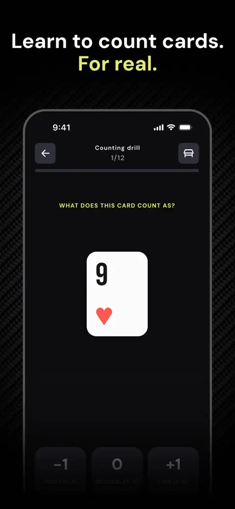Blackjack Wiz Speed practice screenshot
